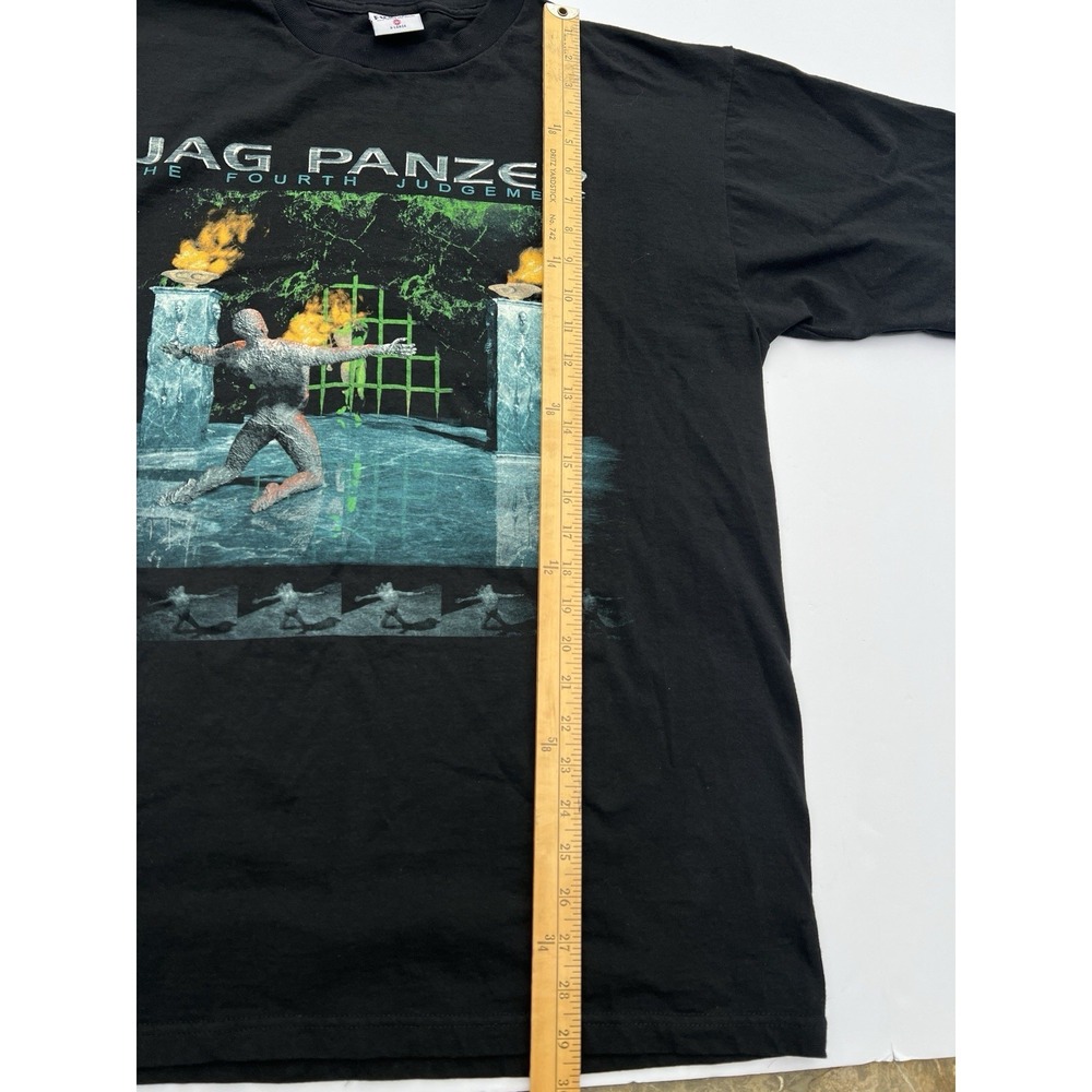 Vintage Jag Panzer The Fourth Judgement T Shirt XL USA 1997 Heavy Metal Tour - Picture 7 of 10